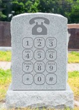 Funny-Phone-Shape-Tombstone-Image